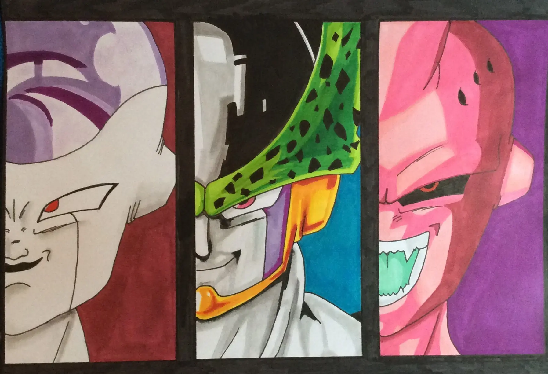 drawing of Dragon Ball Z